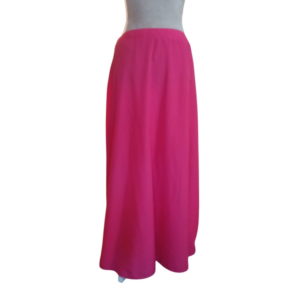Old Navy sz 12 Womens Pink Maxi Skirt Full Length A-Line Modest